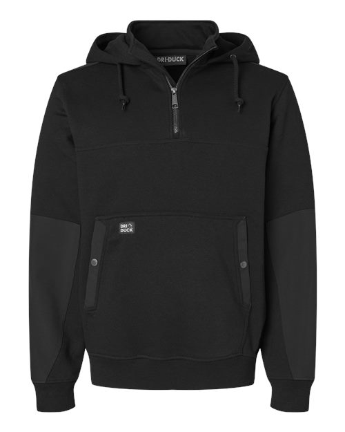 DRI DUCK Men's Mission Quarter-Zip Hooded Pullover