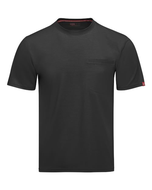Red Kap Men's Cooling Pocket T-Shirt — Black — Front