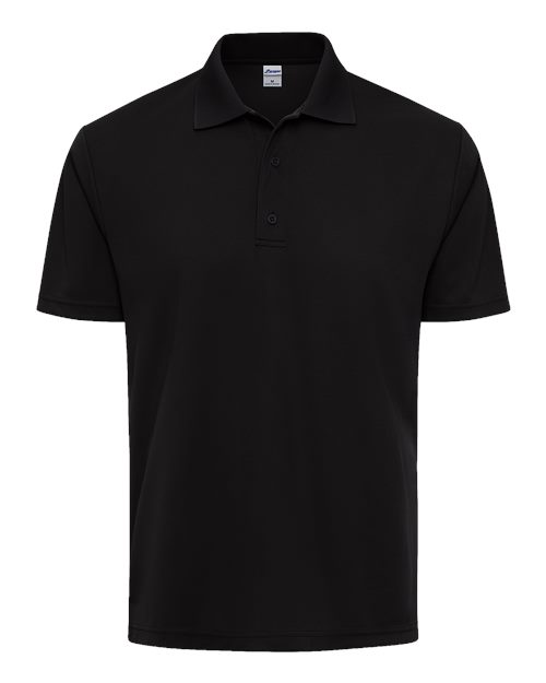 Paragon Men's Marco Performance Polo — Black — Front