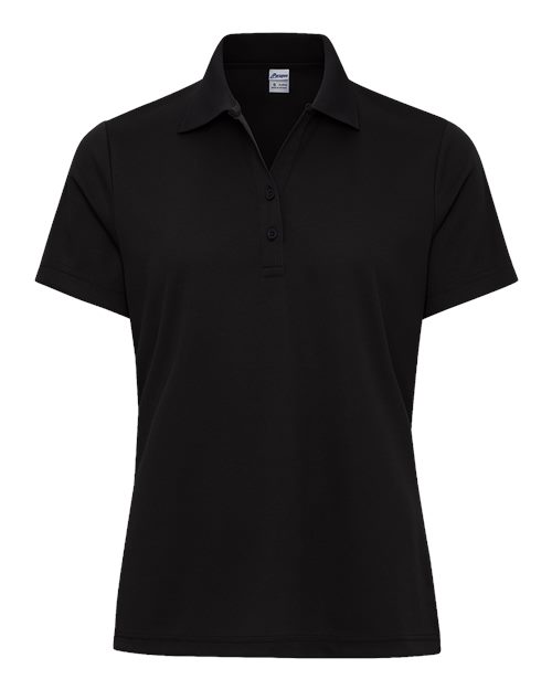 Paragon Women's Marco Performance Polo — Black — Front