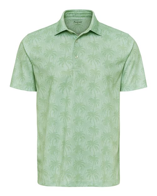 Paragon Men's Charleston Sublimated Polo — Palm Green — Front
