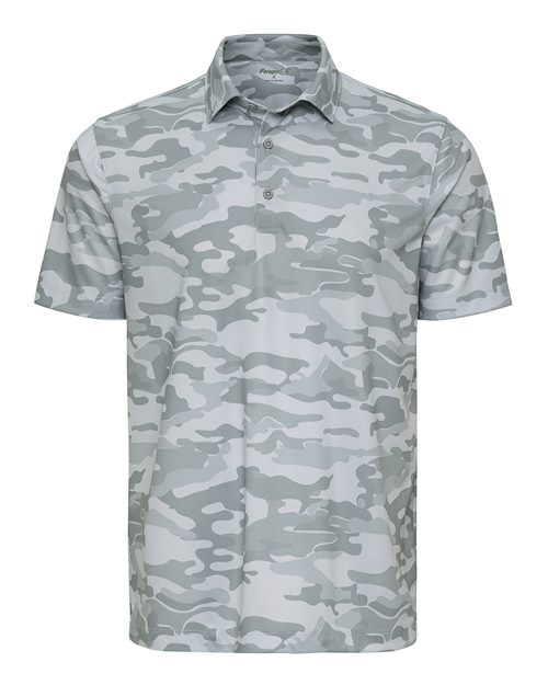 Paragon Men's Newport Camo Polo — Grey Camo — Front