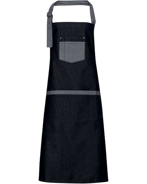 Artisan Collection by Reprime Domain Contrast Denim Bib Apron