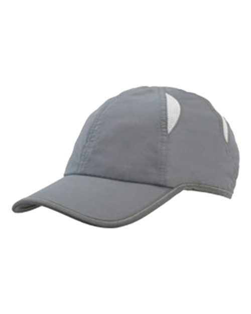 Big Accessories Performance Cap — Grey — Front