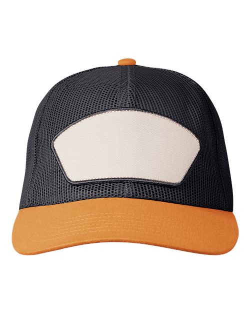 Big Accessories Homestead Mesh Trucker Cap — Old Gold/ Black — Front