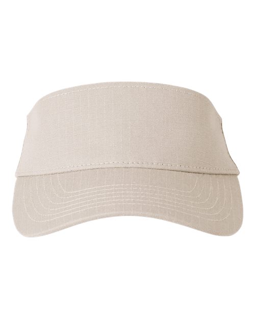 Big Accessories Lariat Visor — Khaki — Front