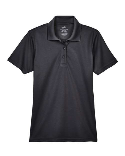 UltraClub Women's Cool & Dry Mesh Piqué Polo