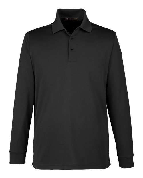 Harriton Men's Tall Advantage Long Sleeve Snag Protection Plus IL Polo