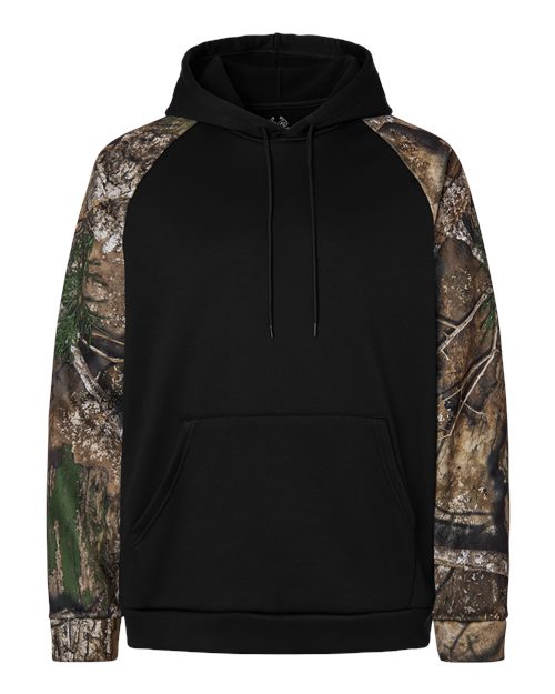 Unisex Realtree® Performance Colorblocked Hooded Sweatshirt