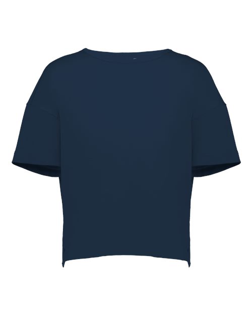 Holloway Women's Effortless T-Shirt — Navy — Front