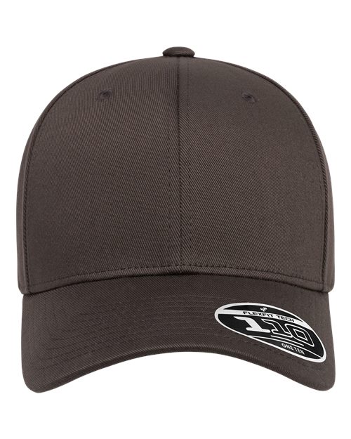 Flexfit Cotton Blend Adjustable Cap — Dark Grey — Front