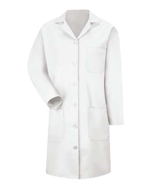 Red Kap Women's Lab Coat — White — Front