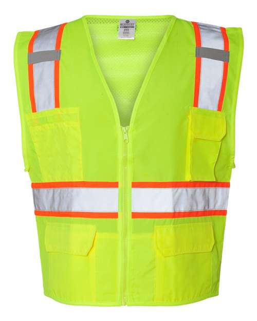 Kishigo Unisex Ultra-Cool™ Solid Front Vest with Mesh Back