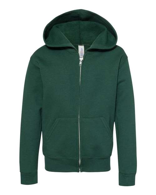 JERZEES Youth NuBlend® Full-Zip Hooded Sweatshirt