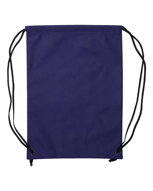 Liberty Bags Non-Woven Drawstring Backpack — Royal — Front
