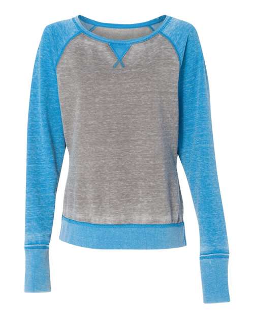 J. America Women’s Zen Fleece Raglan Sweatshirt