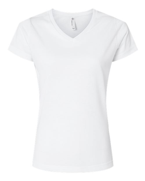 SubliVie Women's Polyester Sublimation V-Neck Tee
