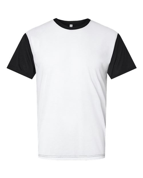 SubliVie Men's Blackout Polyester Sublimation Tee