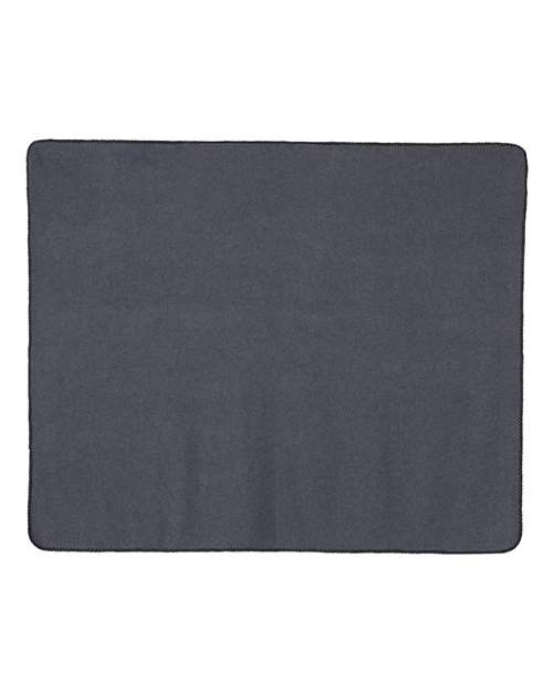 Alpine Fleece Fleece Throw Blanket — Charcoal — Front
