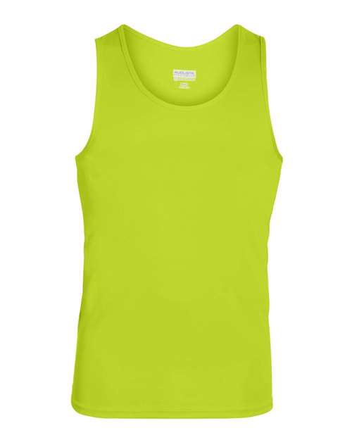 Augusta Sportswear Youth Training Tank Top — Lime — Front