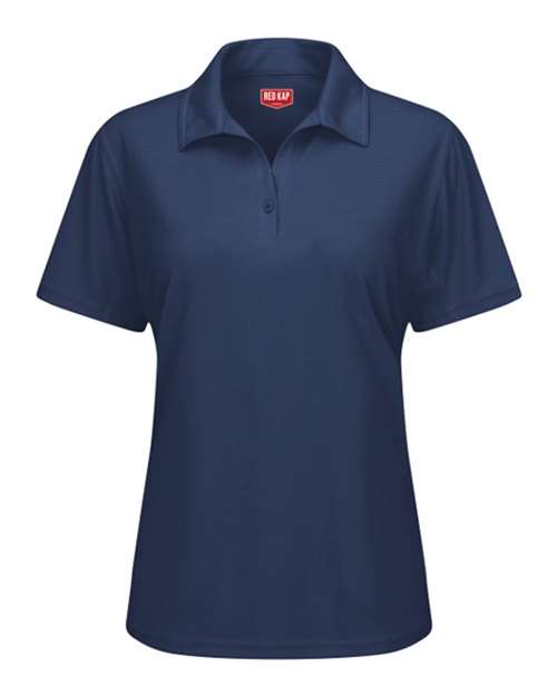 Red Kap Women's Performance Knit® Flex Series Pro Polo — Navy — Front