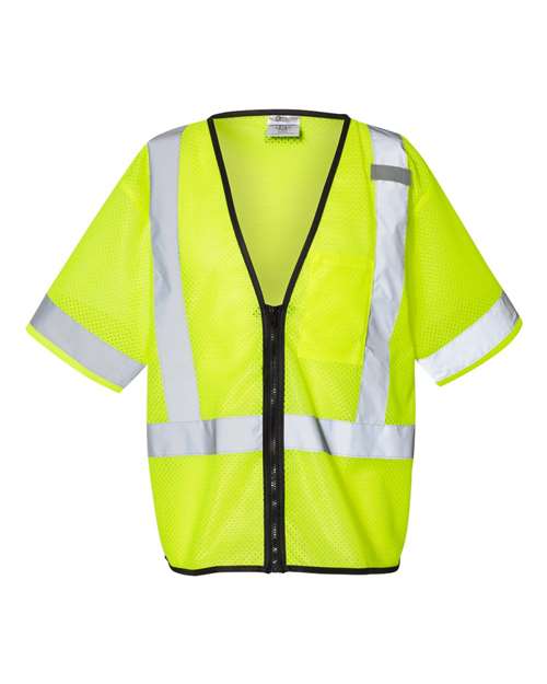 Kishigo Unisex Economy Single Pocket Zipper Vest
