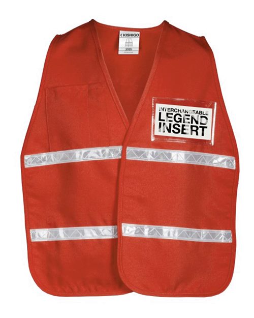 Kishigo Unisex 700 Series Incident Command Vest — 3707I International Orange — Front