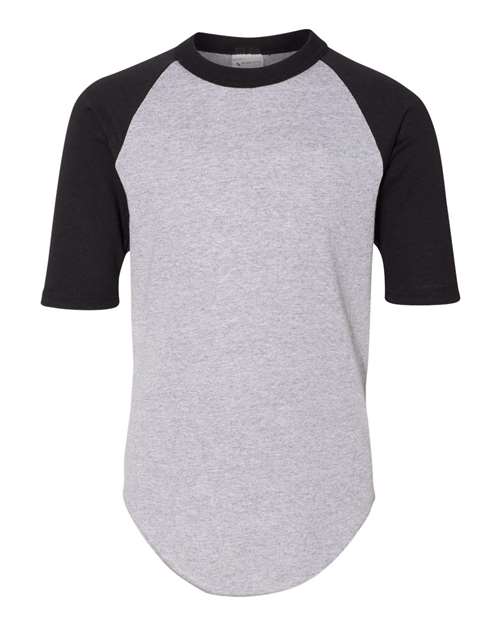 Augusta Sportswear Youth Three-Quarter Sleeve Baseball Jersey