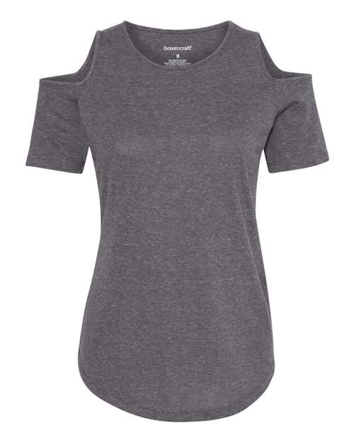 Boxercraft Women's Cold Shoulder T-Shirt