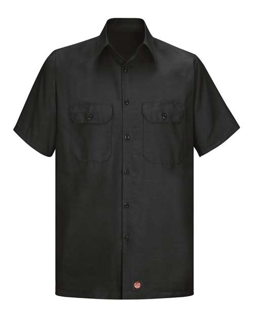 Red Kap Men's Tall Ripstop Short Sleeve Work Shirt