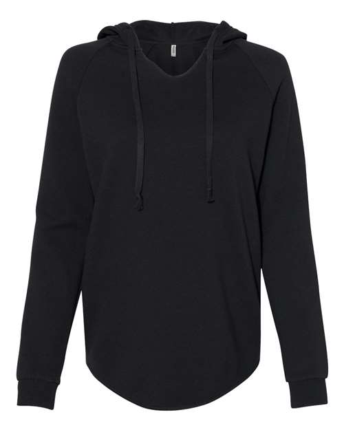 Independent Trading Co. Women’s Lightweight California Wave Wash Hooded Sweatshirt