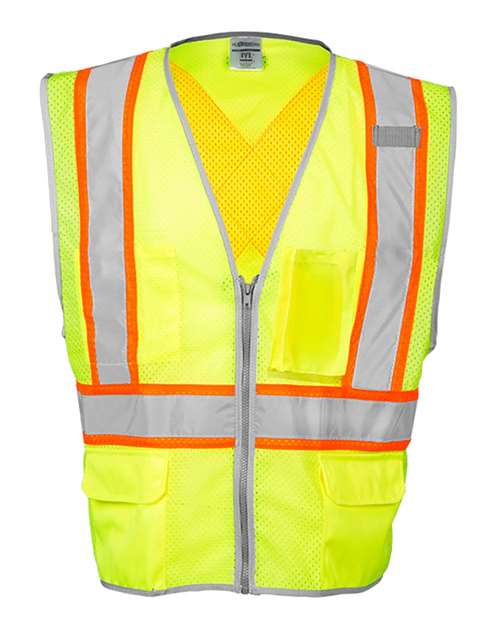 Kishigo Unisex Premium Brilliant Series® X Back Dual Compliant Vest