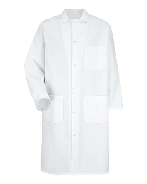 Red Kap Unisex Gripper - Front Butcher Frock - Interior Chest Pocket
