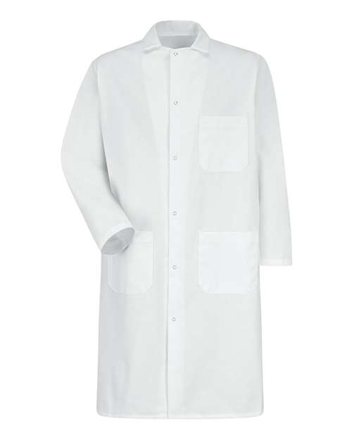 Red Kap Unisex Gripper - Front Butcher Frock - Exterior Chest Pocket