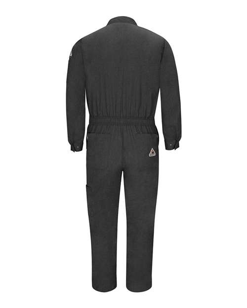 Bulwark Men's Tall iQ Series® Mobility Coverall — Dark Grey — Back