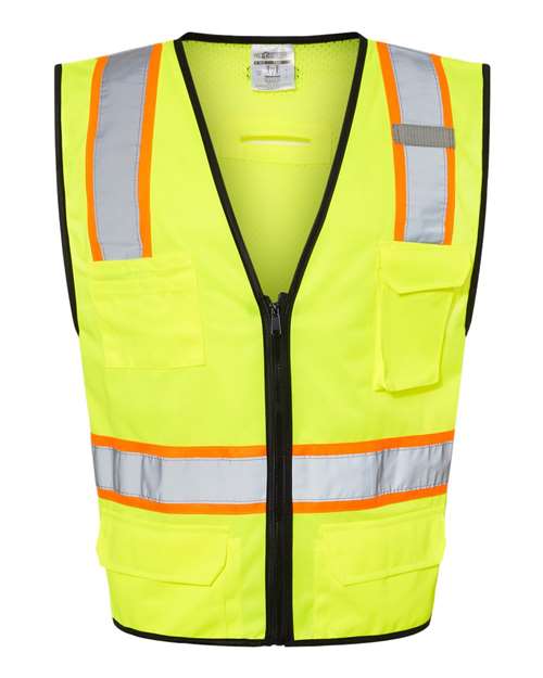 Kishigo Unisex 6 Pocket Contrast Class 2 Vest