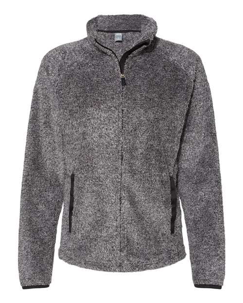 J. America Women's Boundary Shag Frosty Sherpa Full-Zip