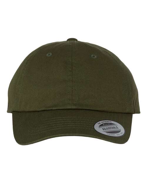 YP Classics EcoWash™ Dad Hat — Olive Night — Front