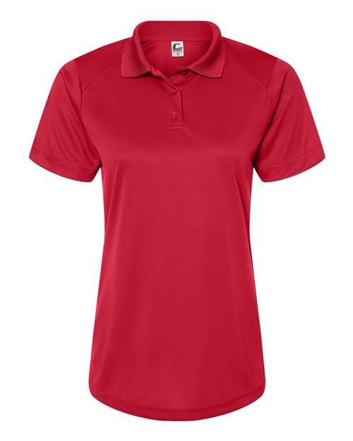 C2 Sport Women's Polo — Red — Front