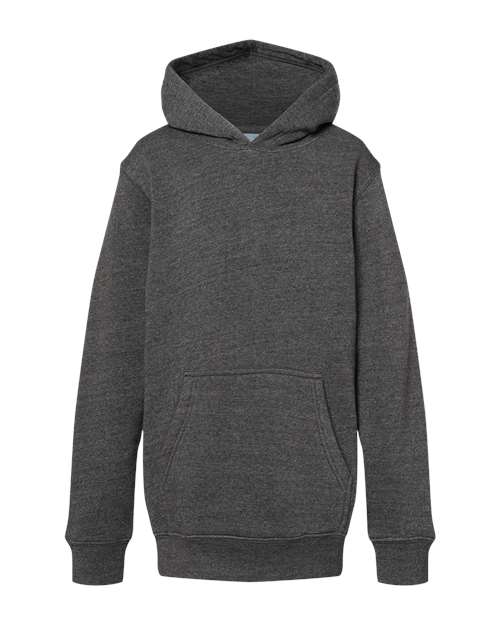J. America Youth Triblend Fleece Hooded Sweatshirt