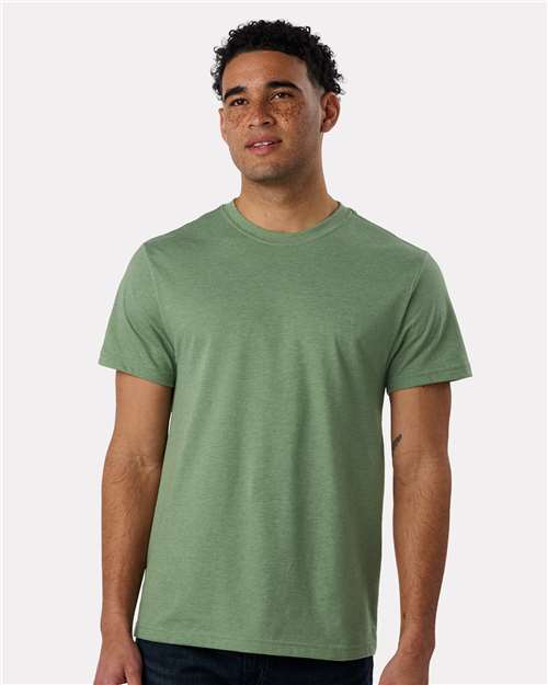Recover Men's Eco T-Shirt — Fern — On model · front