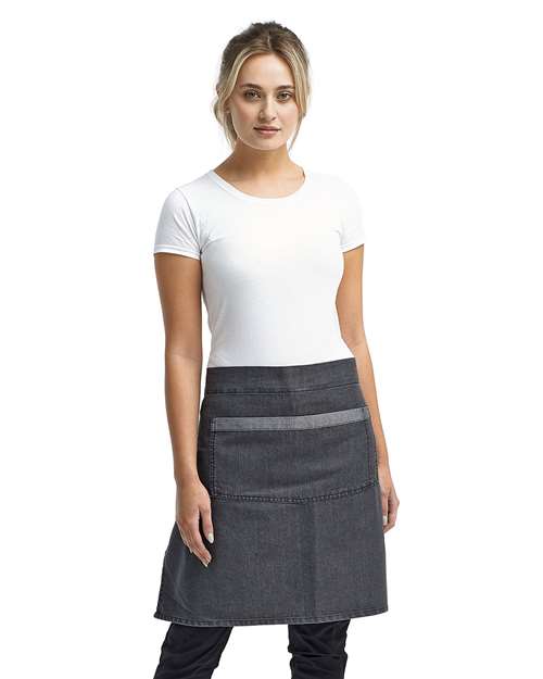 Artisan Collection by Reprime Domain Contrast Denim Waist Apron