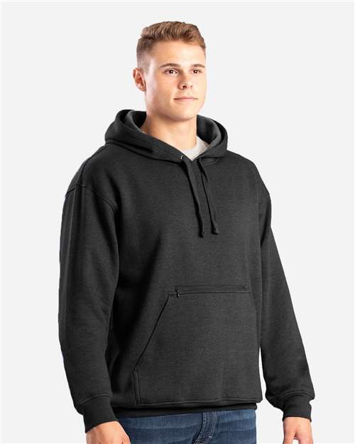 Berne Apparel Men's Heritage Zip Pocket Hooded Sweatshirt