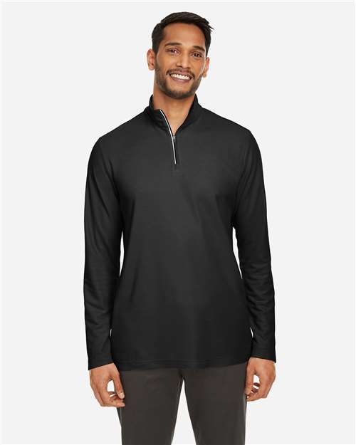 CORE365 Men's Fusion ChromaSoft™ Pique Quarter-Zip Pullover
