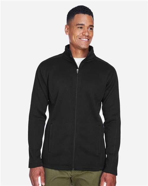 Devon & Jones Men's Bristol Full-Zip Sweater Fleece Jacket