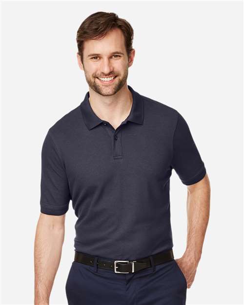 Devon & Jones Men's New Classics® Performance Polo — Navy — On model · front