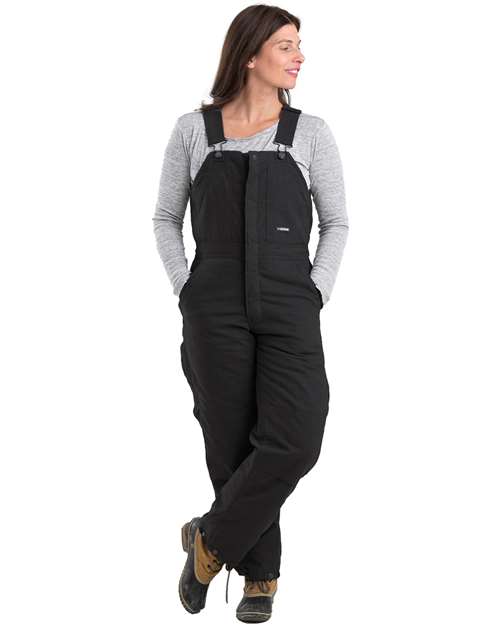 Berne Apparel Women's Softstone Duck Insulated Bib Overall