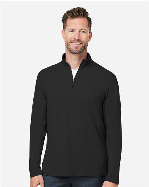 Devon & Jones Men's Raleigh Stretch Quarter-Zip Pullover