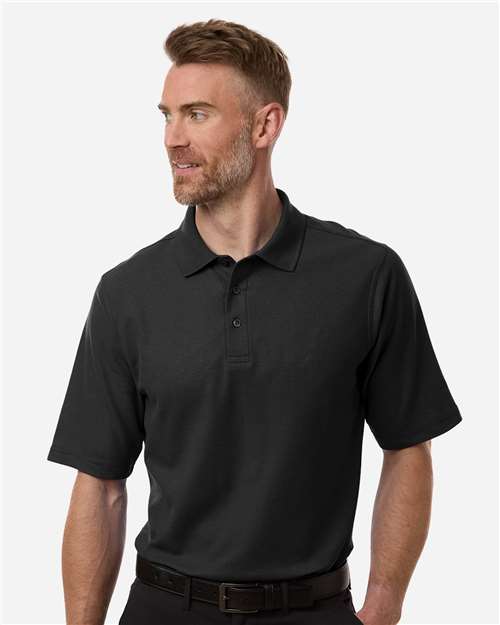 Harriton Men's Maverick CVC Pique Polo
