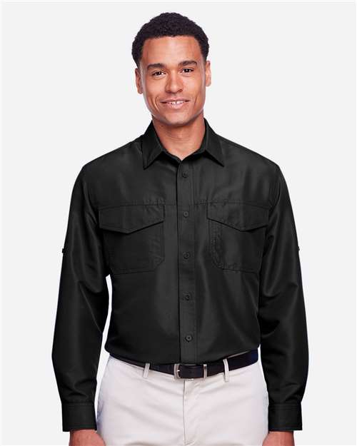 Harriton Men's Key West Performance Staff Shirt